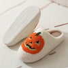 Jack-o-lantern slippers